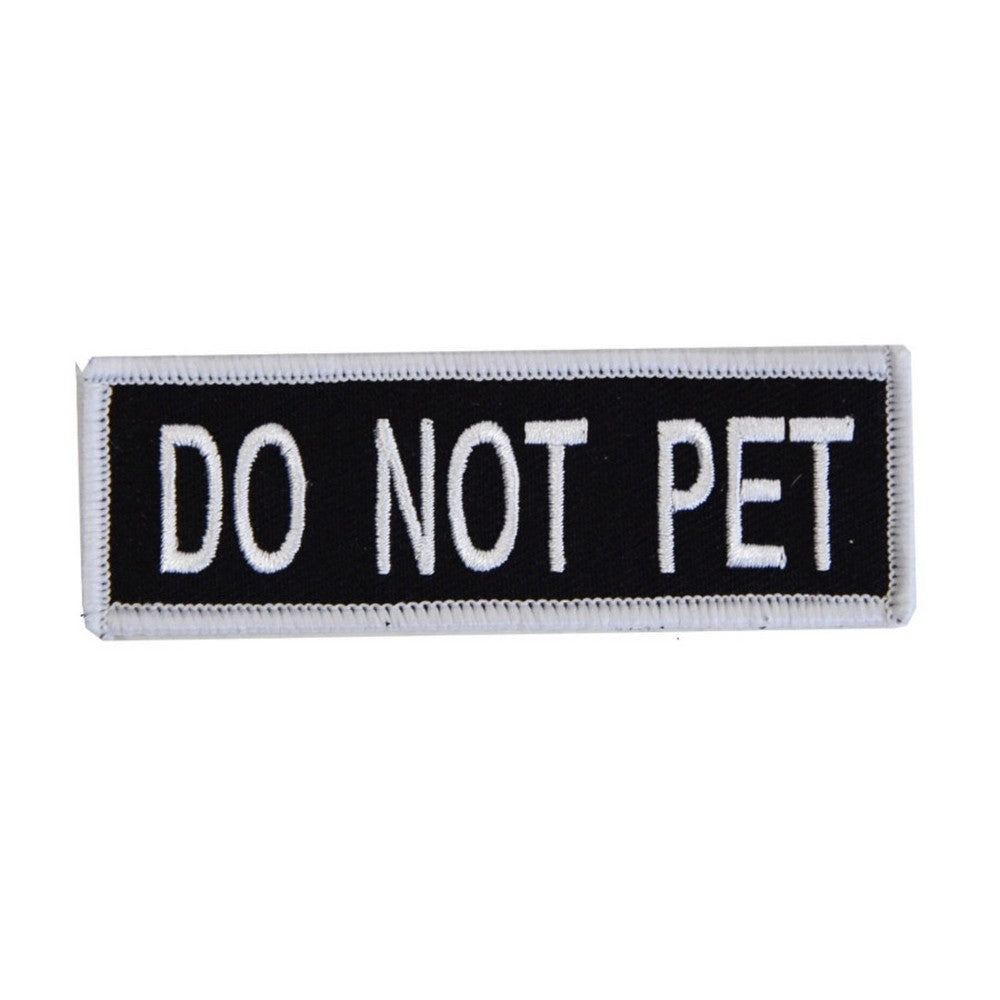 Boss Dog, Boss Dog Tactical Harness Patch, Do Not Pet,  1 Each / Small
