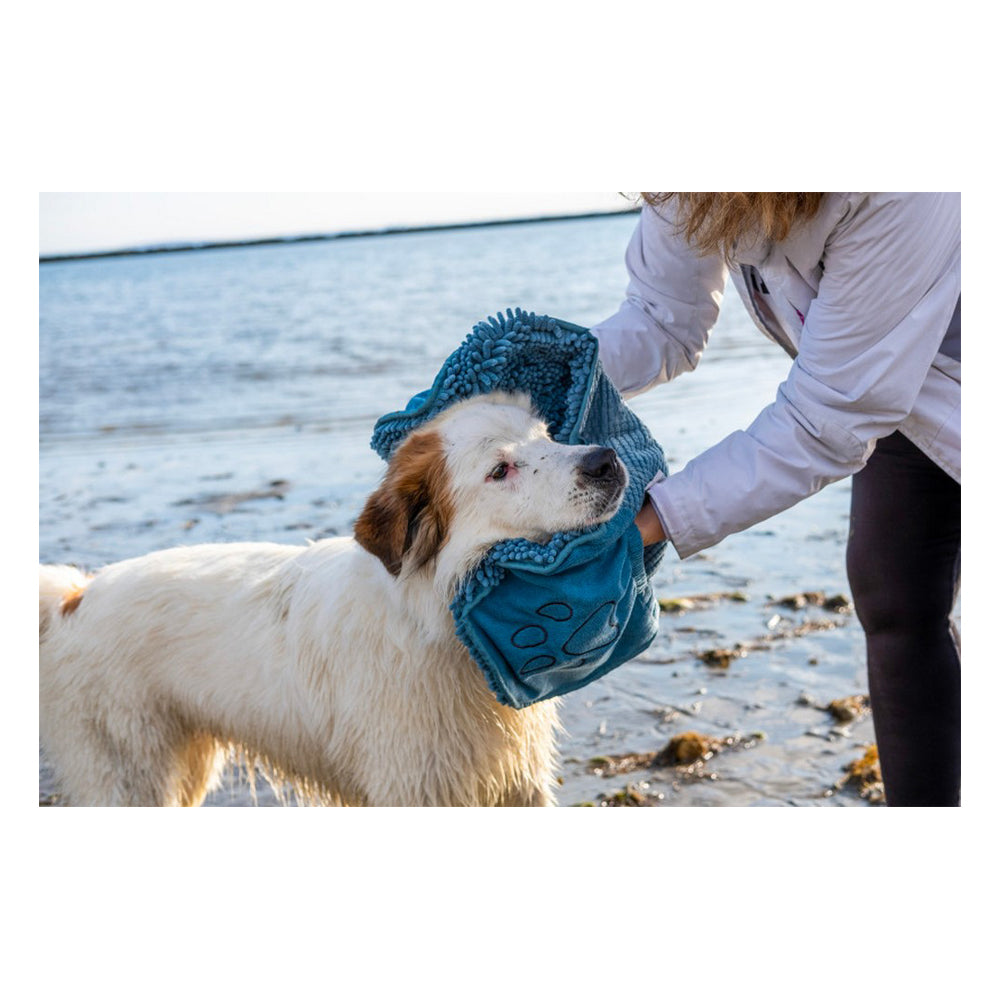 Dogs Gone Smart Dirty Dog Shammy Towel Pacific Blue,  13In X 31 Inches by Dogs Gone Smart
