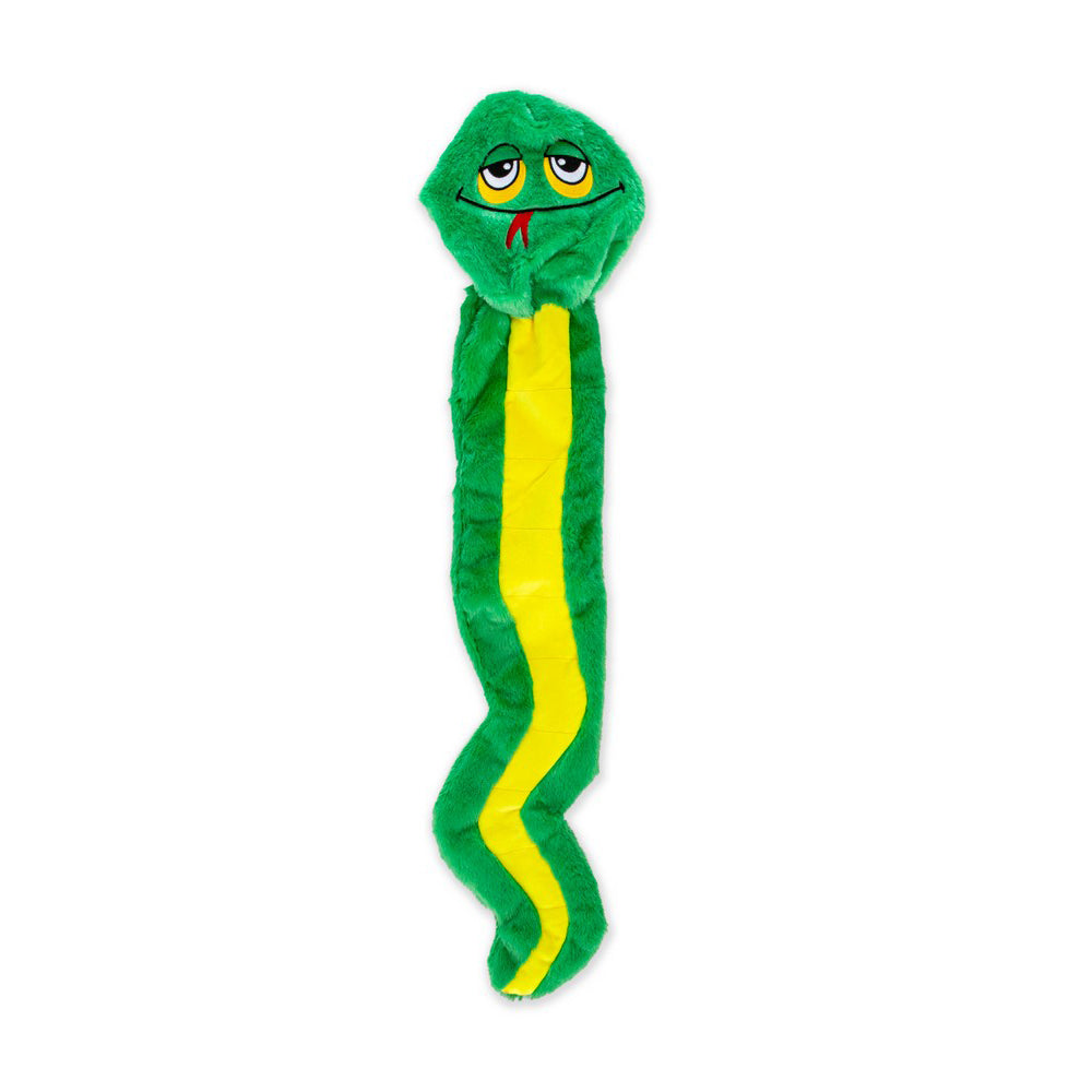 Guru, GURU Hide-A-Tail Snake Plush Puzzle Dog Toy, Green,  Large