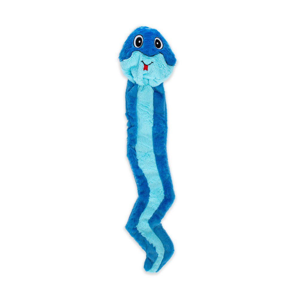 Guru, GURU Hide-A-Tail Snake Plush Puzzle Dog Toy, Blue,  Medium