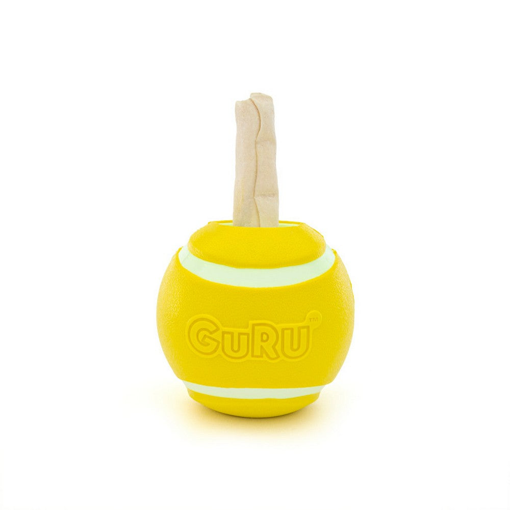 Guru, GURU Tennis Treat Holder Ball Dog Toy, 1 Each / Medium
