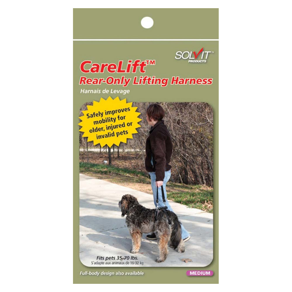 Solvit Products, Solvit Products CareLift Dog Harness Rear Only, Brown,  Medium