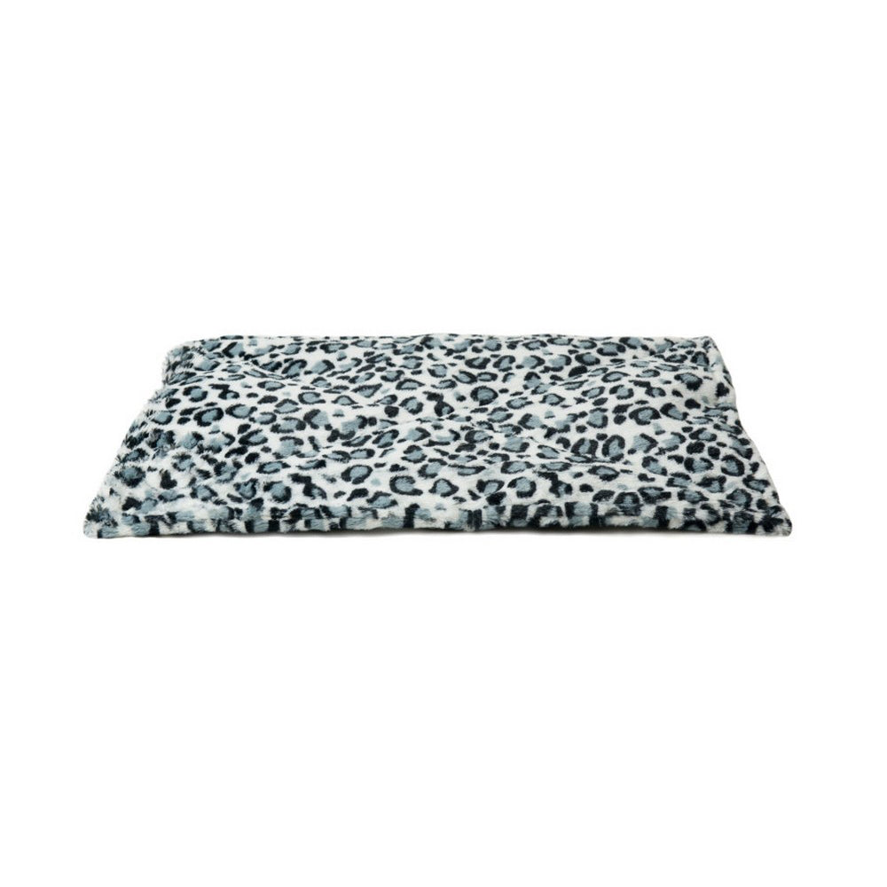 Fur Haven Pet Products, Fur Haven Pet Products Thermanap Faux Fur Warming Pet Mat, Snow Leopard,  1 Each / Small