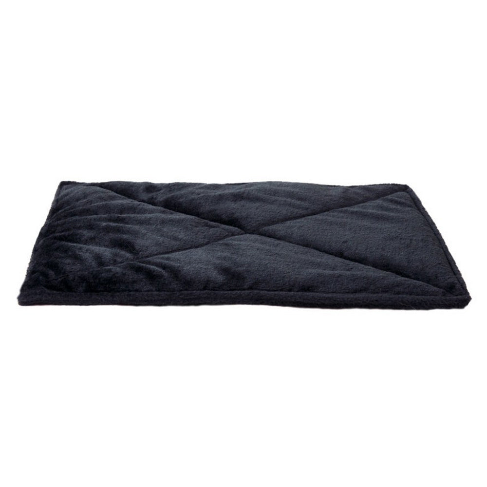 Fur Haven Pet Products, Fur Haven Pet Products Thermanap Faux Fur Warming Pet Mat, Black,  1 Each / Small