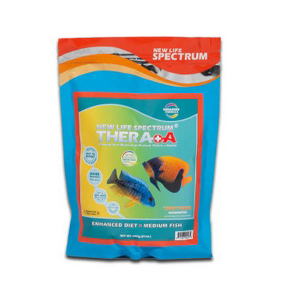 New Life Spectrum, New Life Spectrum Thera+A Color Enhancing Fish Food, 600G,  2 Millimeters, Medium