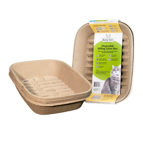 SmartyKat, SmartyKat Kitty Sift Disposable Sifter Cat Litter Box, 1 Each / Large