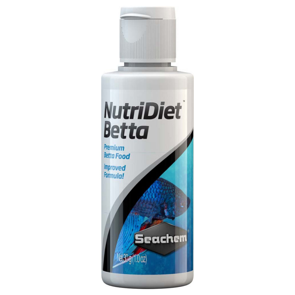 Seachem, Seachem Laboratories NutriDiet Betta with Probiotics Fish Food, 1 Oz