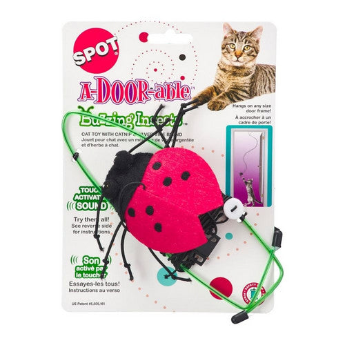 Spot, Spot Buzzing Insect A-door-able Cat Toy, 1 Each / Assorted