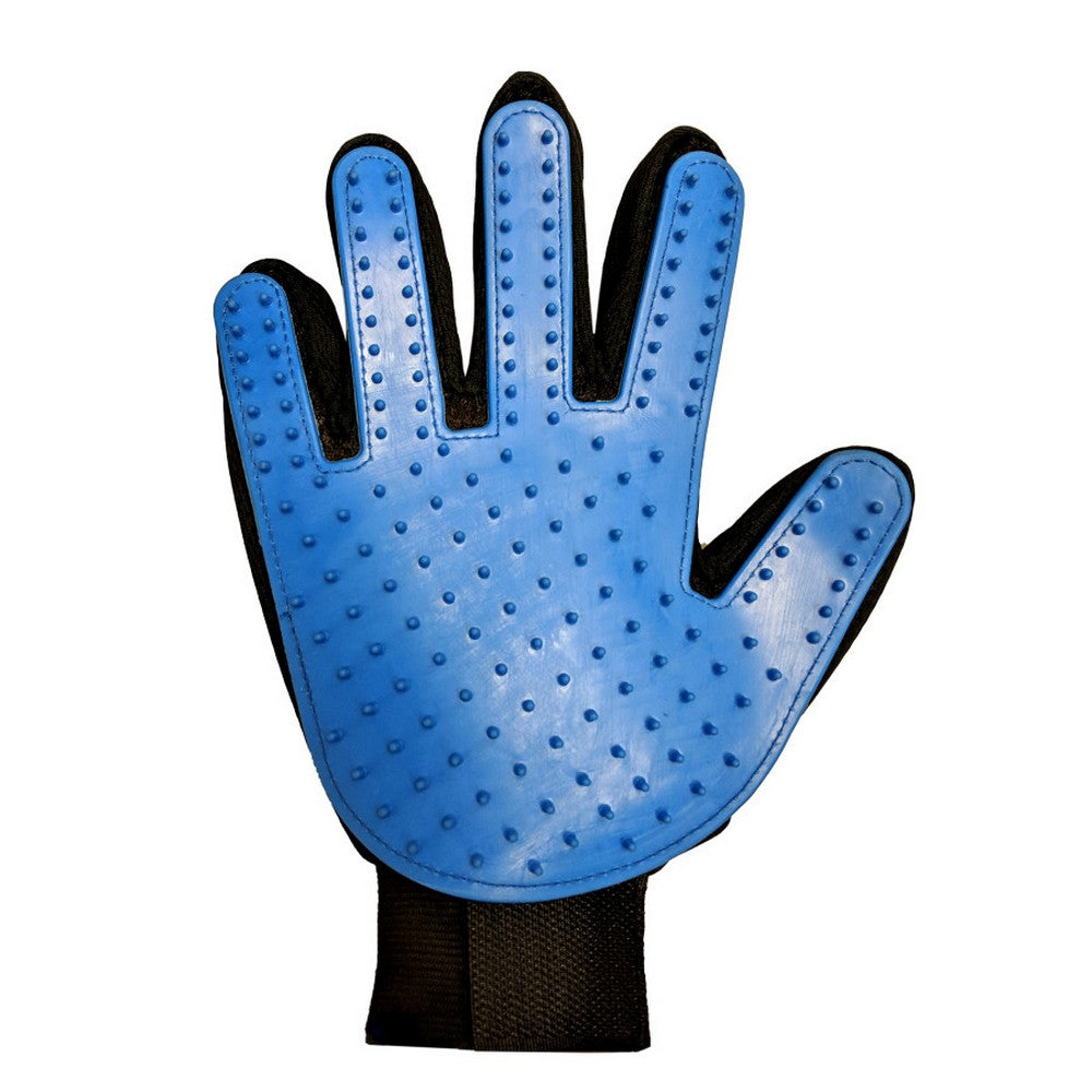 Spot, Spot Dog Grooming Glove, 1 Each / 9 Inches / Blue, Black