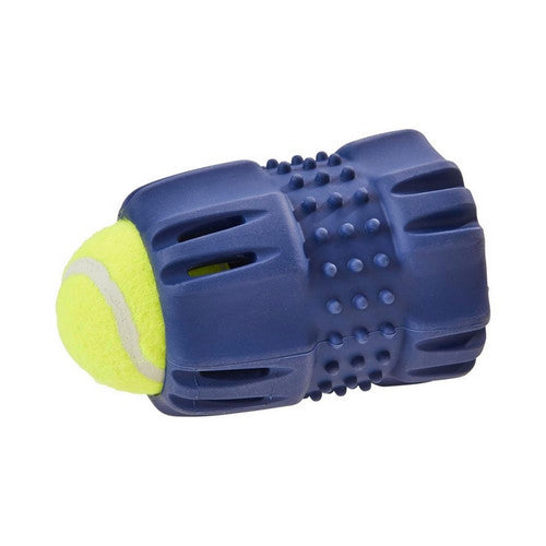 Spot, Spot Barrett Tough Tennis Jumble Dog Toy, Blue, Blue,  1 Each / Small
