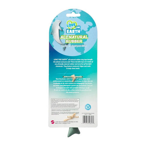 Spot, Spot Love The Earth Shark Dog Toy, 1 Each / 7 Inches / Assorted