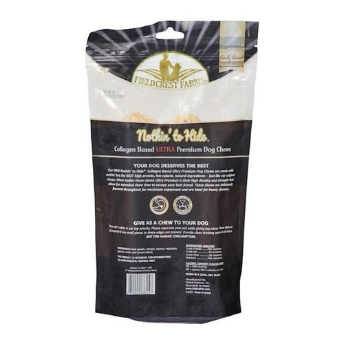Fieldcrest Farms, Nothin' To Hide Ultra Knotted Bone Dog Treat Beef, Chicken,  9 Inches, 2 Pack