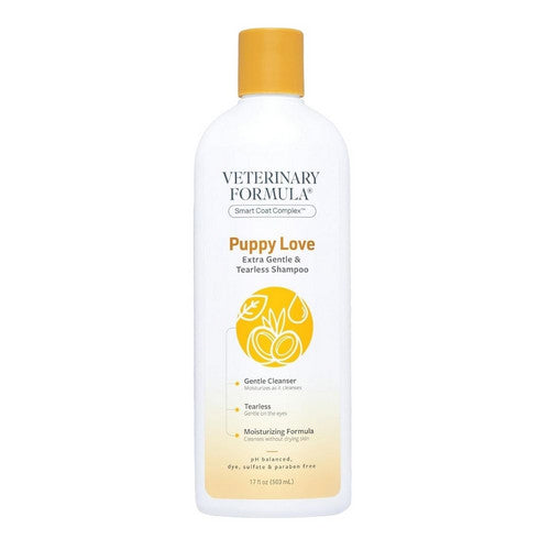 Synergy Labs, Synergy Labs Veterinary Formula Smart Coat Complex Puppy Love Extra Gentle & Tearless Shampoo, 17 Oz