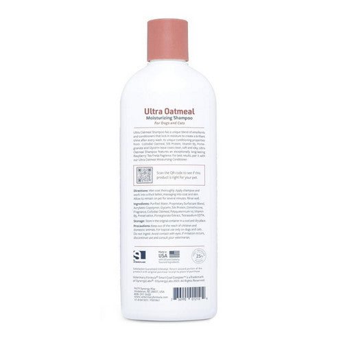 Synergy Labs, Synergy Labs Veterinary Formula Smart Coat Complex Ultra Oatmeal Moisturizing Shampoo, 17 Oz