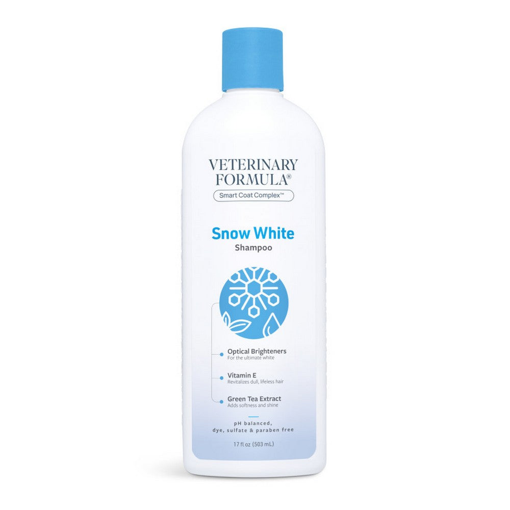 Synergy Labs, Synergy Labs Veterinary Formula Smart Coat Complex Snow White Whitening Shampoo, 17 Oz