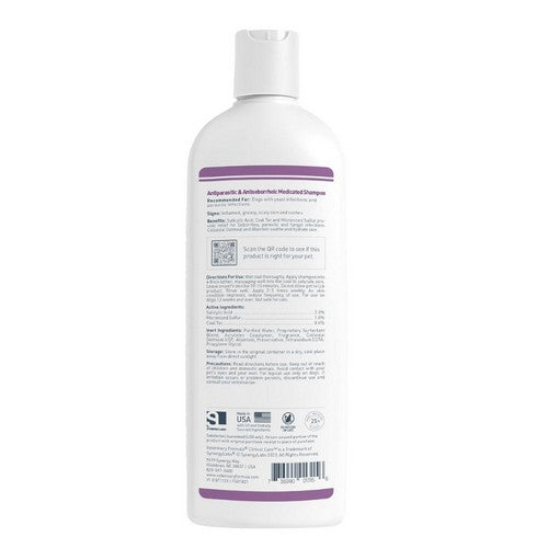 Synergy Labs, Synergy Labs Veterinary Formula Clinical Care Medicated Shampoo, 16 Oz