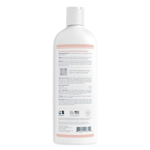 Synergy Labs, Synergy Labs Veterinary Formula Clinical Care Hot Spot shampoo, 16 Oz