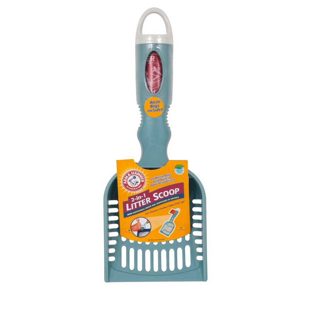 Arm & Hammer Deluxe 2-In-1 Cat Litter Scoop 1 Each /  Assorted by Arm & Hammer