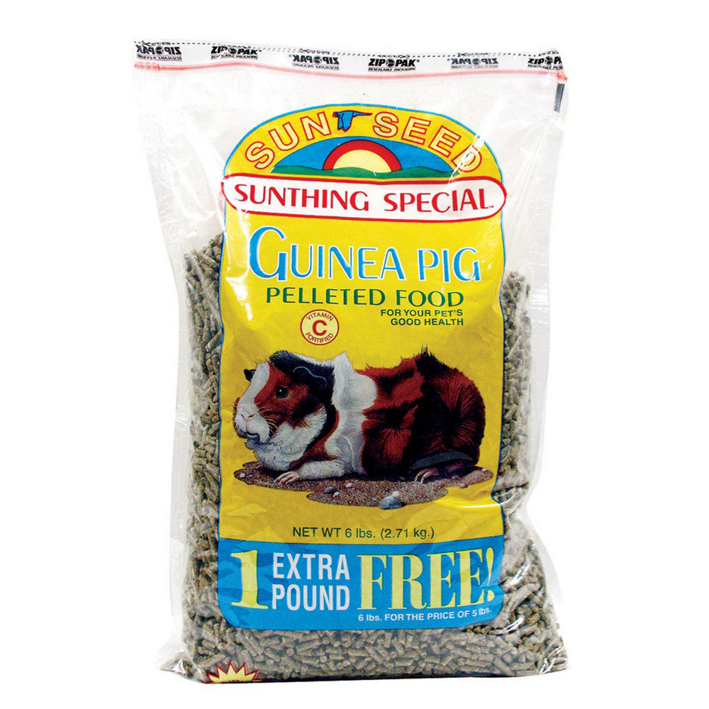 Sun Seed SunBasics Guinea Pig Pellets Food 6 Lbs by Sun Seed Co