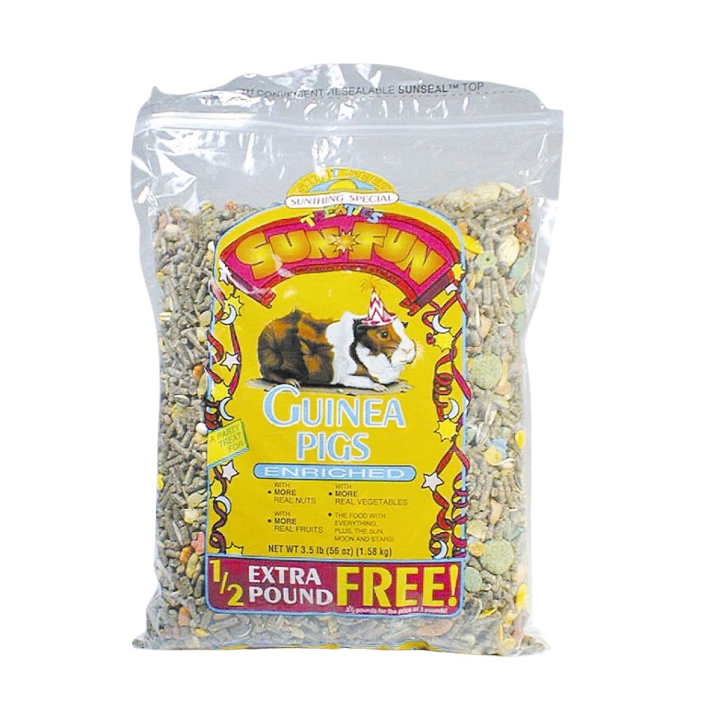 Sunseed, Sun Seed SunFun Guinea Pig Dry Food, 3.5 Lbs
