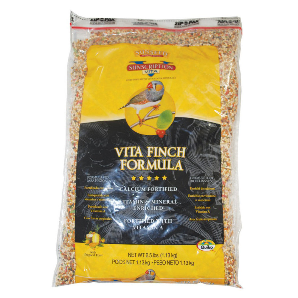 Sun Seed Co, Sun Seed Vita Sunscription Finch Diet Bird Food, 2.5 Lbs