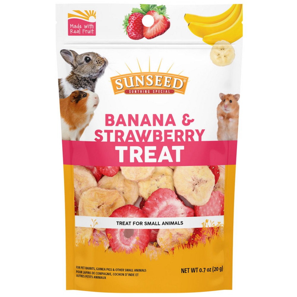 Sunseed, Sun Seed Banana & Strawberry Small Animal Treats, 0.7 Oz