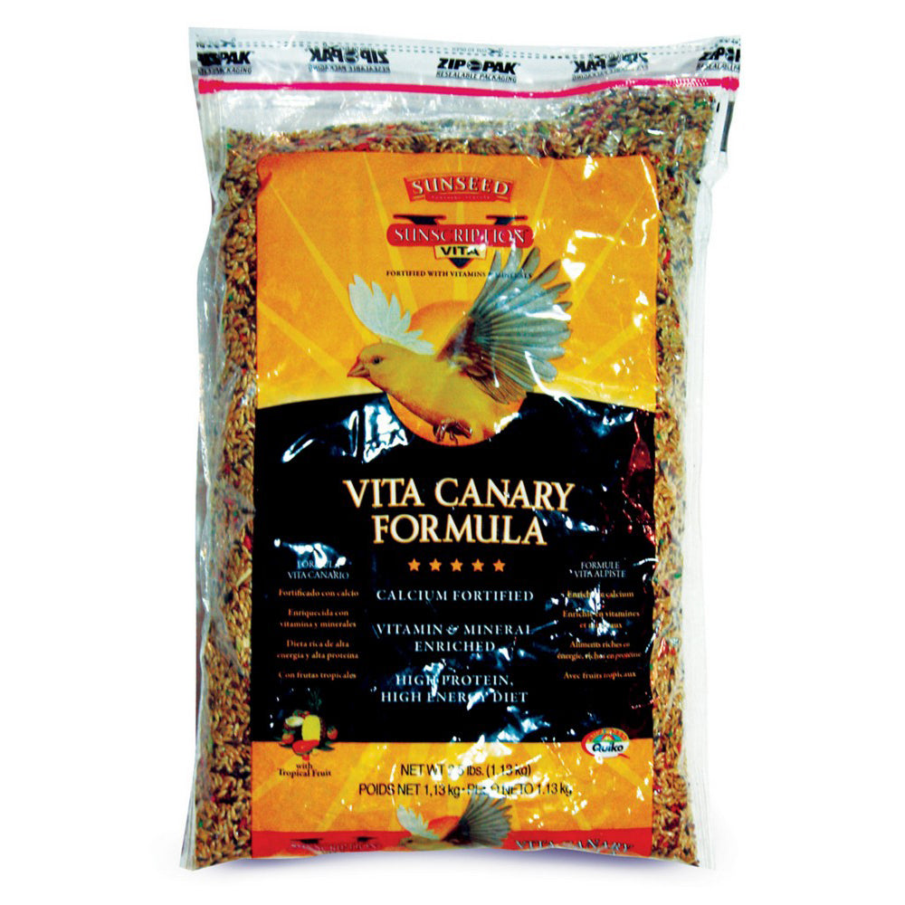 Sun Seed Co, Sun Seed Vita Sunscription Canary Diet Bird Food, 2.5 Lbs
