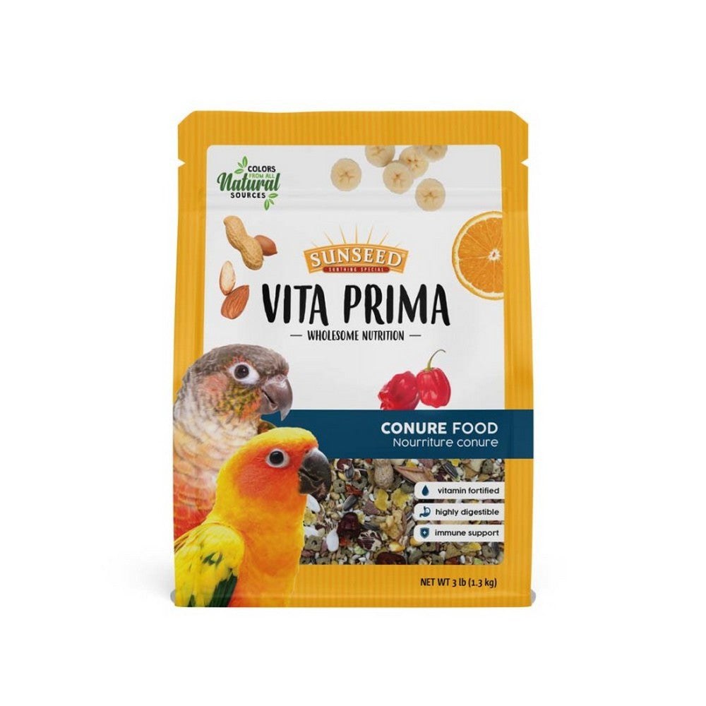 Sunseed, Sun Seed Vita Prima Conure Bird Food, 3 Lbs