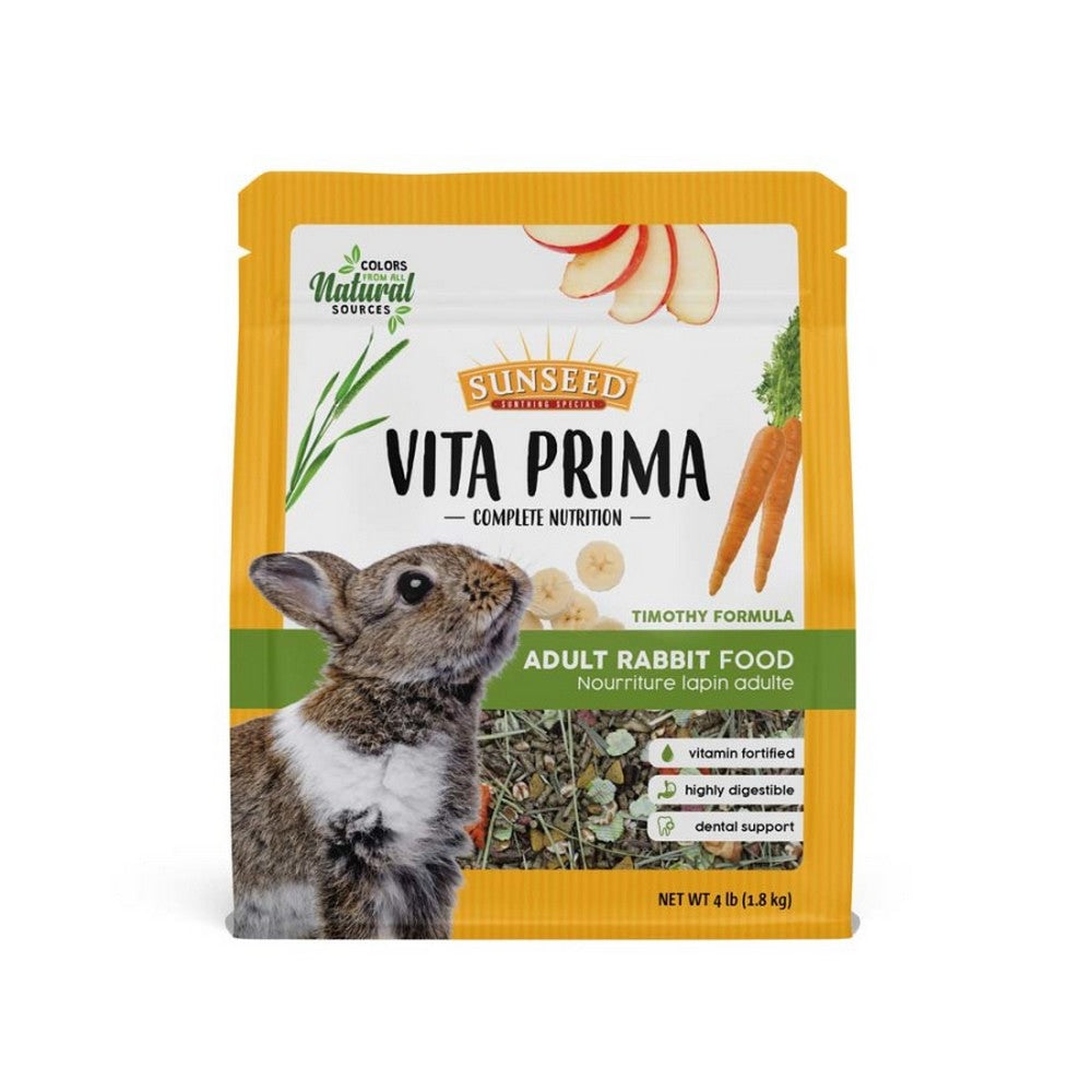 Sun Seed Co, Sun Seed Vita Prima Adult Rabbit Dry Food, 4 Lbs