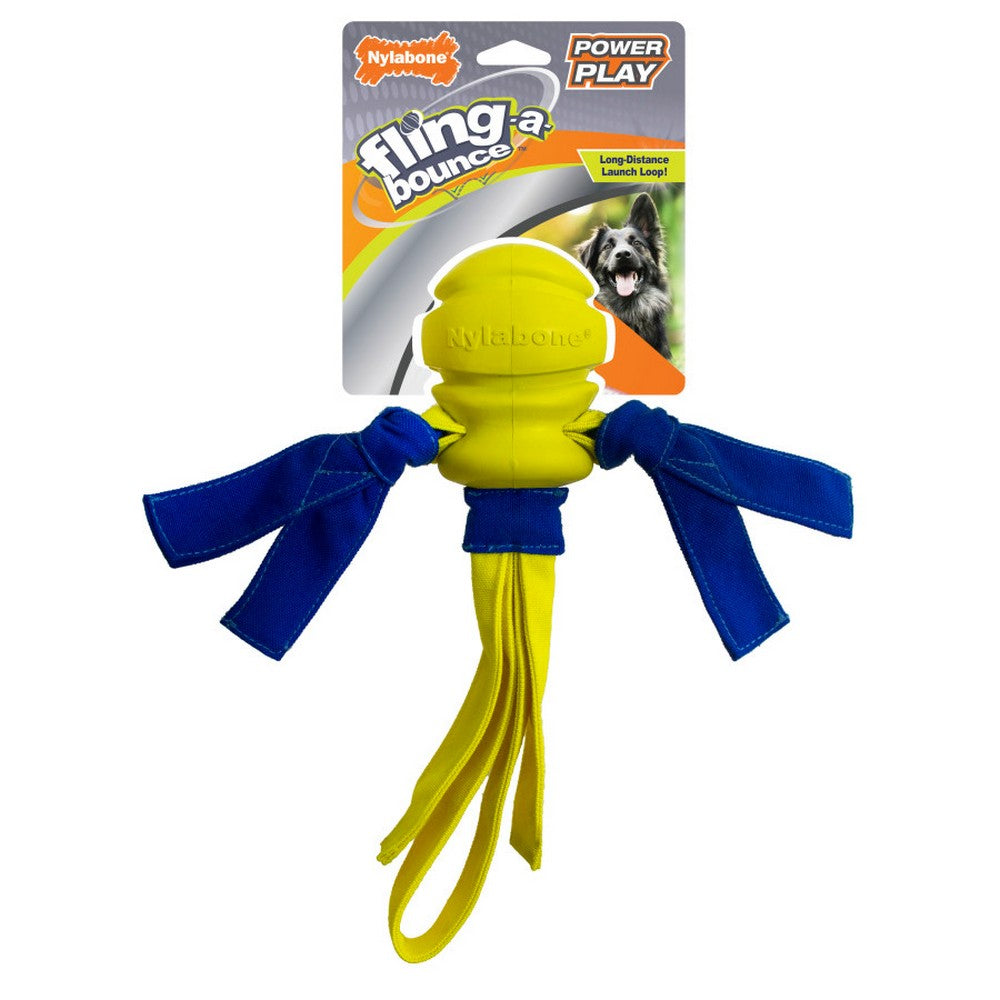Nylabone, Nylabone Power Play Fling-a-Bounce Interactive Dog Toy, 1 Each / Large/Giant - Up To 50 Lbs. (1 Count)