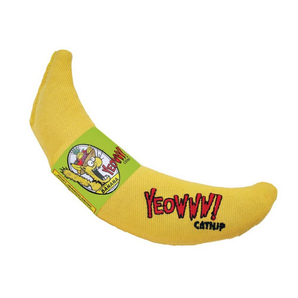 Yeowww! Banana Catnip Cat Toy 1 Each / 7 Inches, Yellow by Yeowww! Catnip