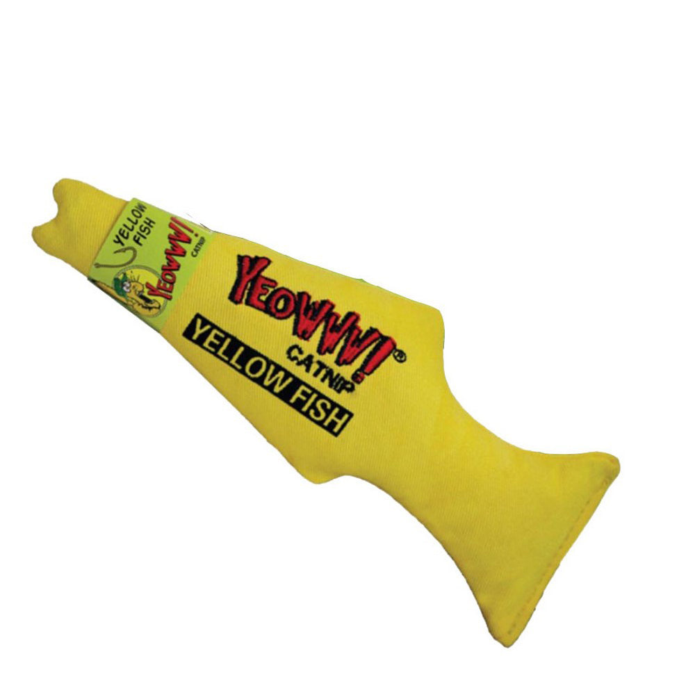 Yeowww! Fish Catnip Toy Yellow,  7 Inches by Yeowww! Catnip