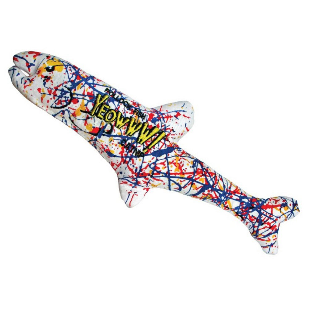 Yeowww! Pollock Fish Catnip Toy 1 Each / 11 Inches, Multi-Color by Yeowww! Catnip