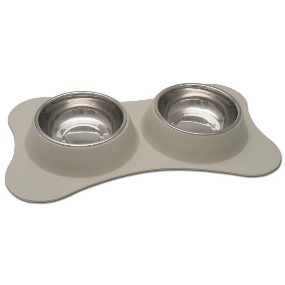 Loving Pets, Loving Pets Flex Diner Dog Bowl, 1 Each / Small, Biscuit