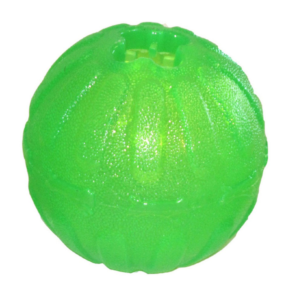 Starmark, Starmark Fun Ball Dog Toy, Green,  Medium/Large, 3.25In