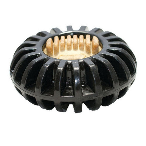 Starmark, Starmark Dog Toy Treat Wheeler, Black,  Medium, 3.5Inches