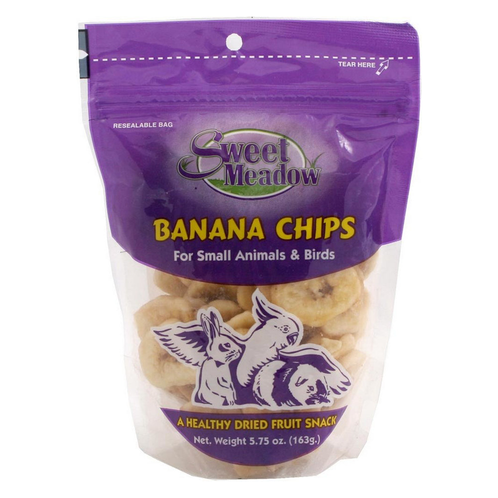 Sweet Meadow Farm, Sweet Meadow Farm Banana Chips Treat for Small Animals, 5.75 Oz