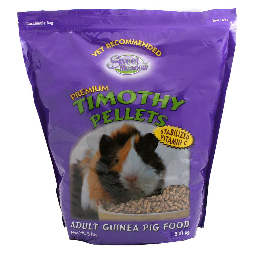 Sweet Meadow Farm, Sweet Meadow Farm Premium Timothy Pellets Guinea Pig Food, 5 Lbs