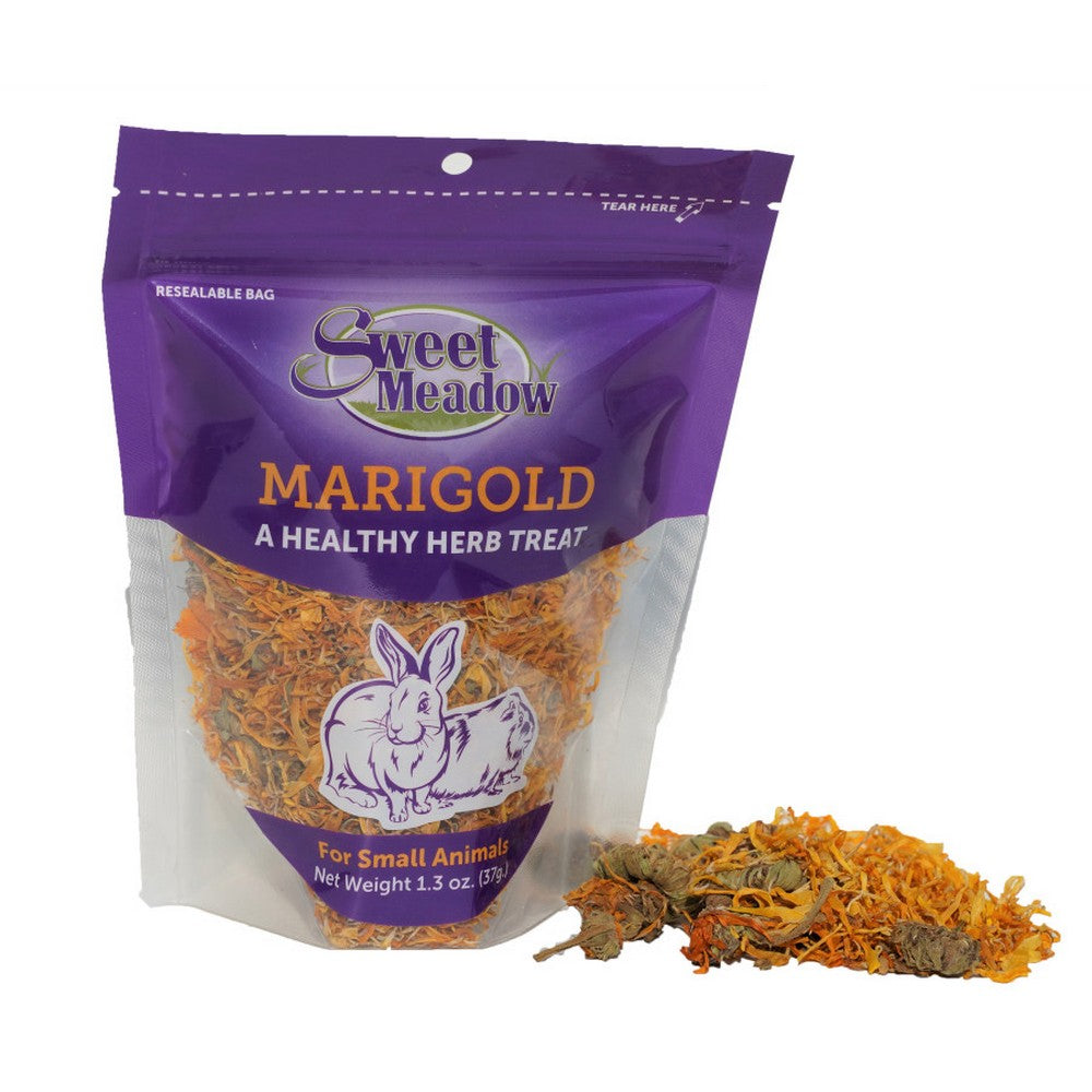 Sweet Meadow Farm, Sweet Meadow Farm Marigold Healthy Herb Small Animal Treat, 1.3 Oz