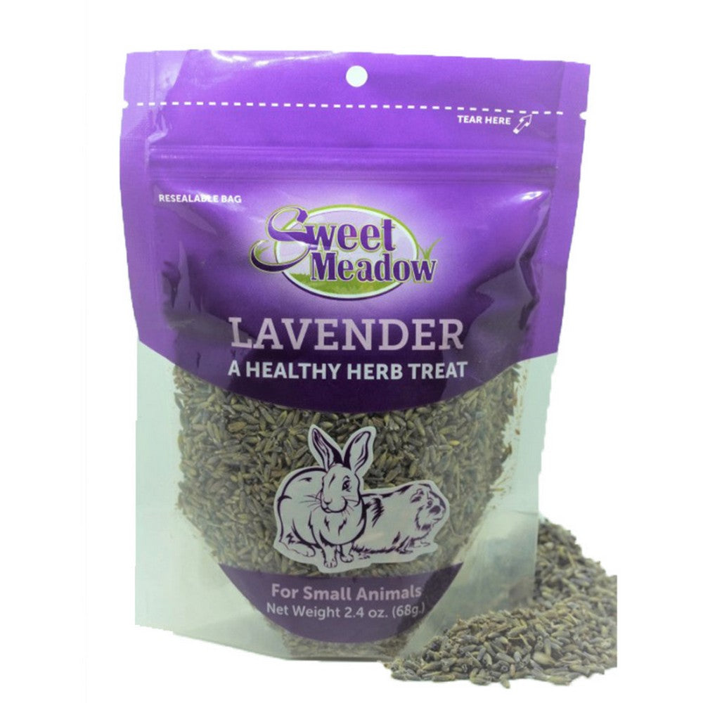 Sweet Meadow Farm, Sweet Meadow Farm Lavender Healthy Herb Small Animal Treat, 2.1 Oz