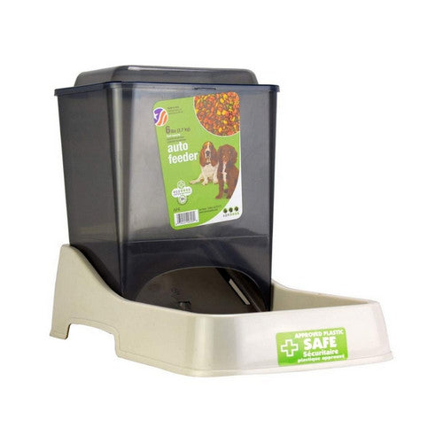 Van Ness Plastics, Van Ness Plastics Auto Pet Feeder, Blue/Clear,  Medium, 6 Lbs