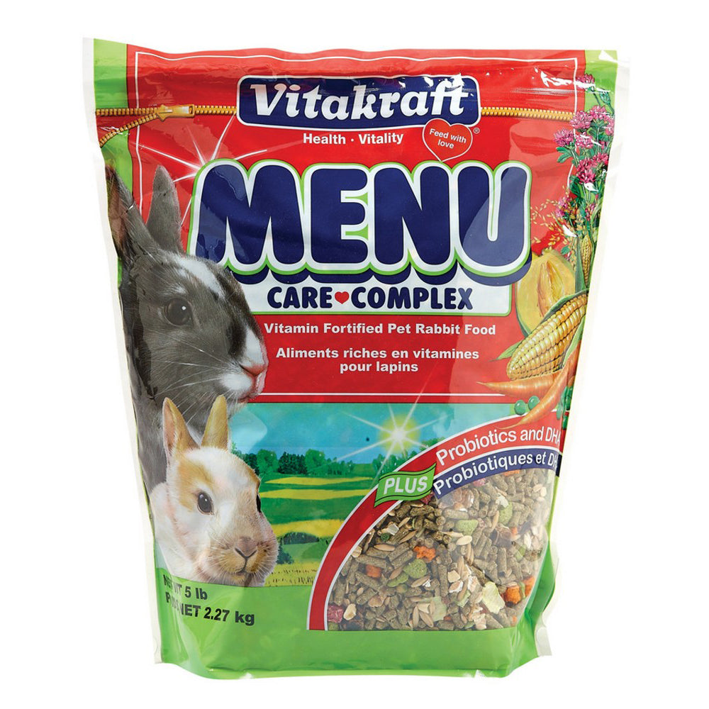 Vitakraft, Vitakraft MENU Rabbit Dry Food, 5 Lbs