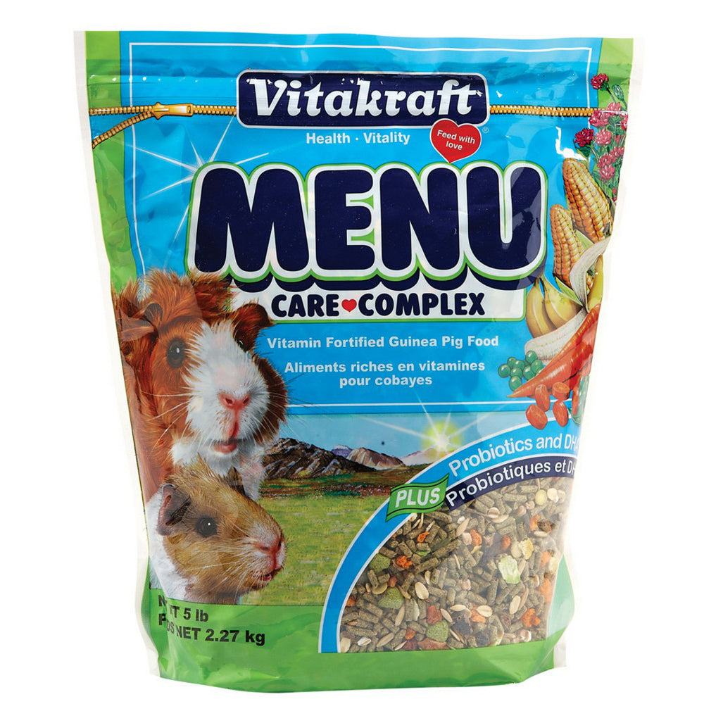 Vitakraft, Vitakraft MENU Guinea Pig Dry Food, 5 Lbs