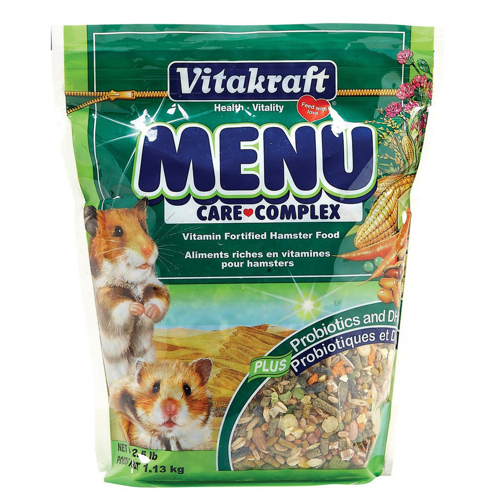 Vitakraft, Vitakraft MENU Hamster Dry Food, 2.5 Lbs