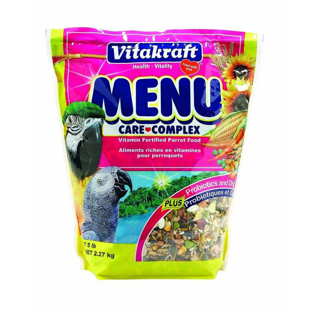 Vitakraft, Vitakraft Menu Parrot Food, 5 Lbs