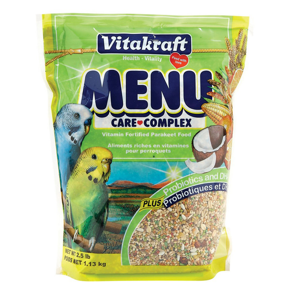 Vitakraft, Vitakraft Menu Parakeet Food, 2.5 Lbs