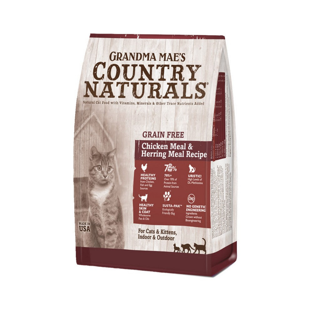 Grandma Mae's Country Naturals, Grandma Mae's Country Naturals Grain Free Dry Cat Food, Chicken,  6 Lbs