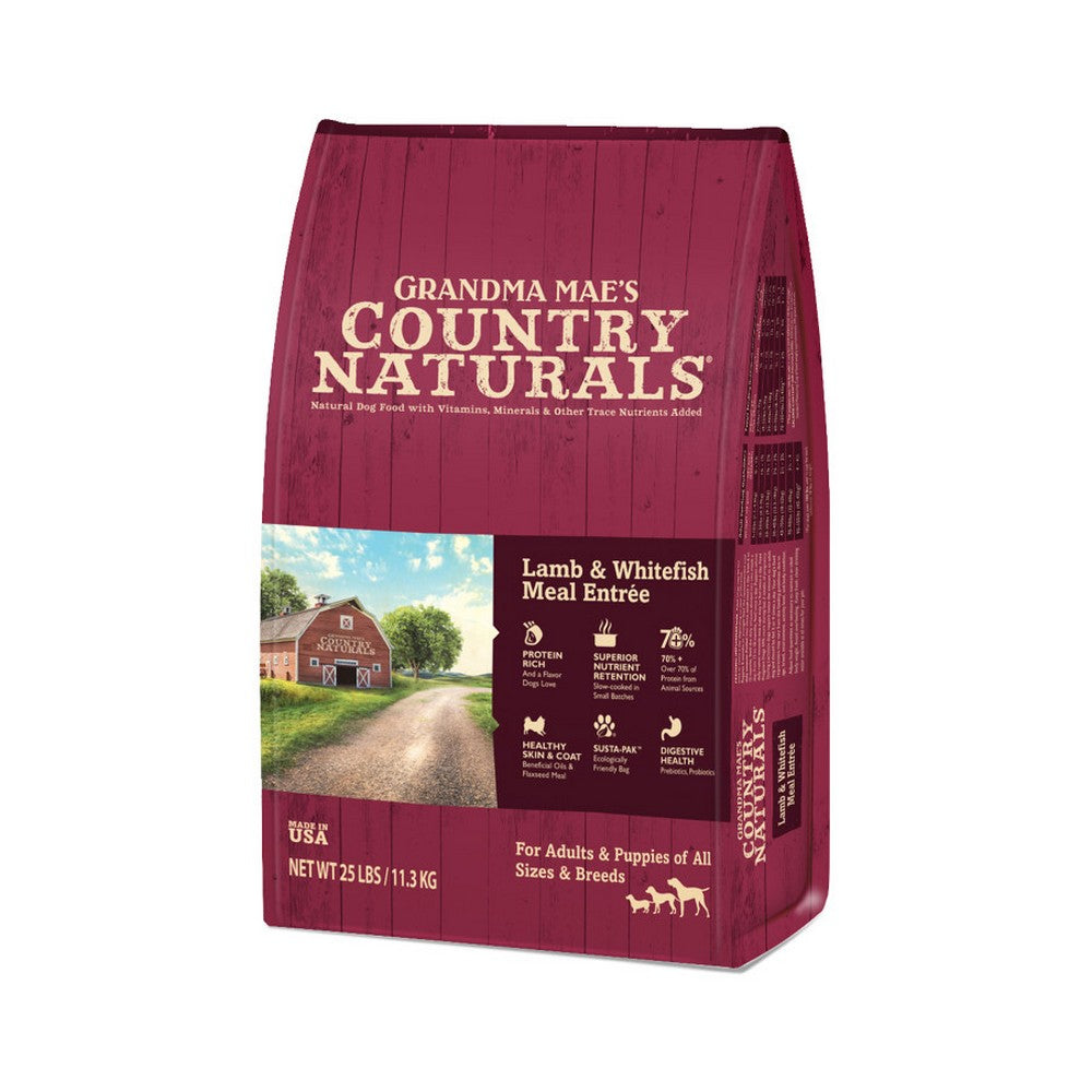 Grandma Mae's Country Naturals Dry Dog Food Lamb & Whitefish Meal,  4 Lbs by Grandma Mae's Country Naturals