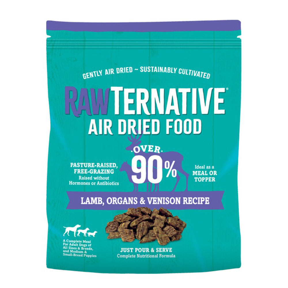 Grandma Mae's Country Naturals, Grandma Mae's Country Naturals Rawternative Air Dried Dog Food, Lamb, Organs & Venison,  5 Ounces