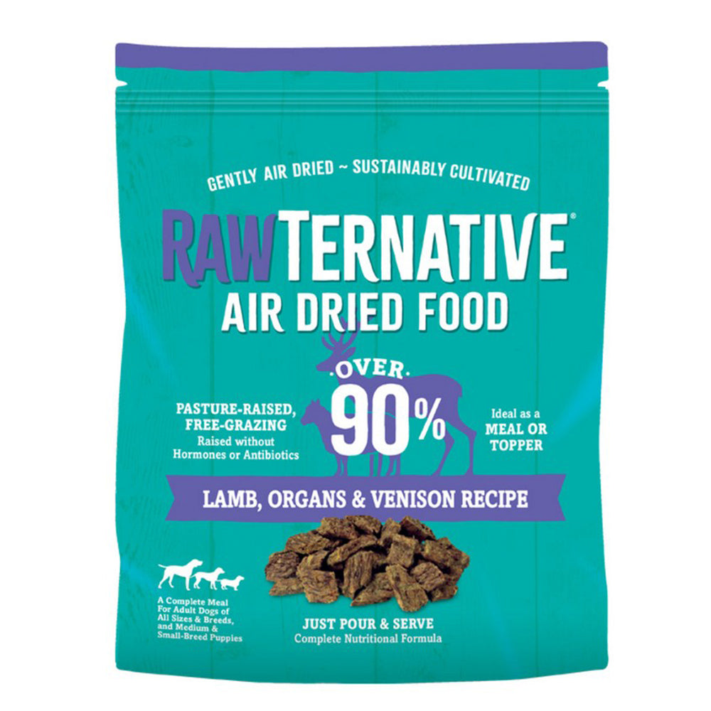 Grandma Mae's Country Naturals, Grandma Mae's Country Naturals Rawternative Air Dried Dog Food, Lamb, Organs & Venison,  1 Lb